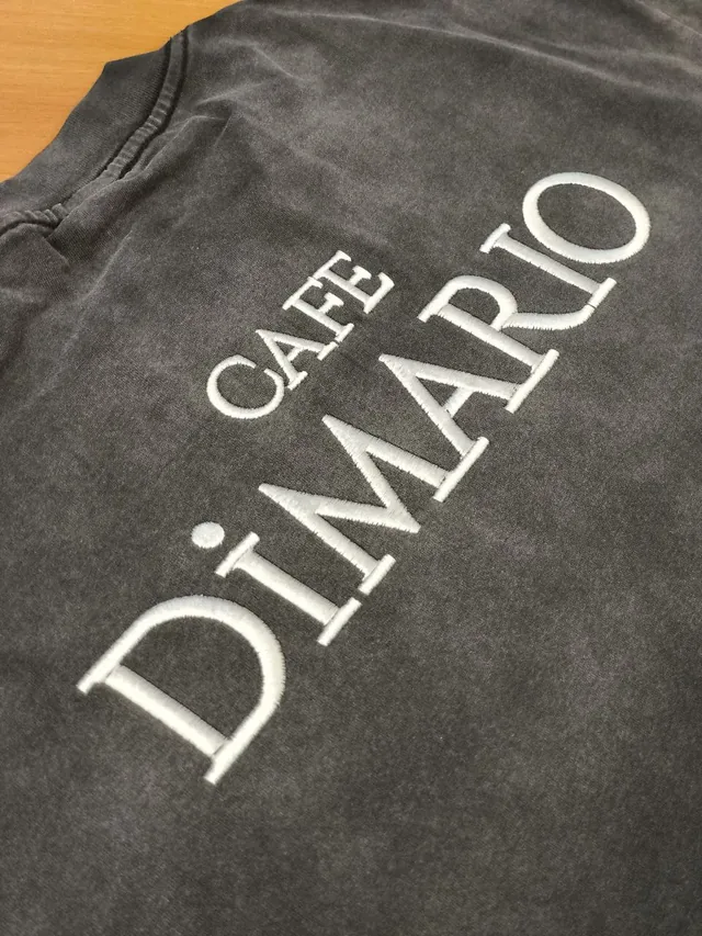 Мерч для ребят из итальянской пиццерии "cafe DiMARIO"