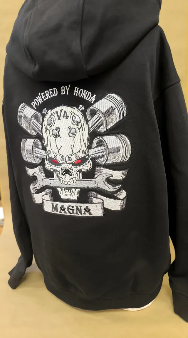 Вышивка для фанатов Honda Magna